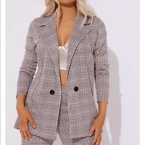 NWT Dogtooth Blazer